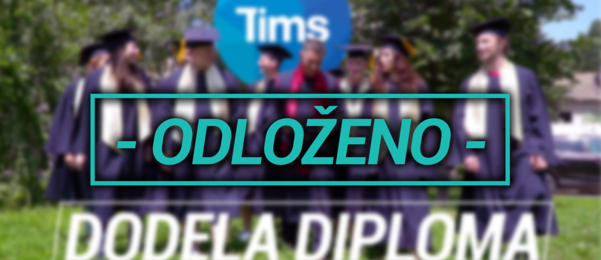 Odlaže se svečana dodela diploma