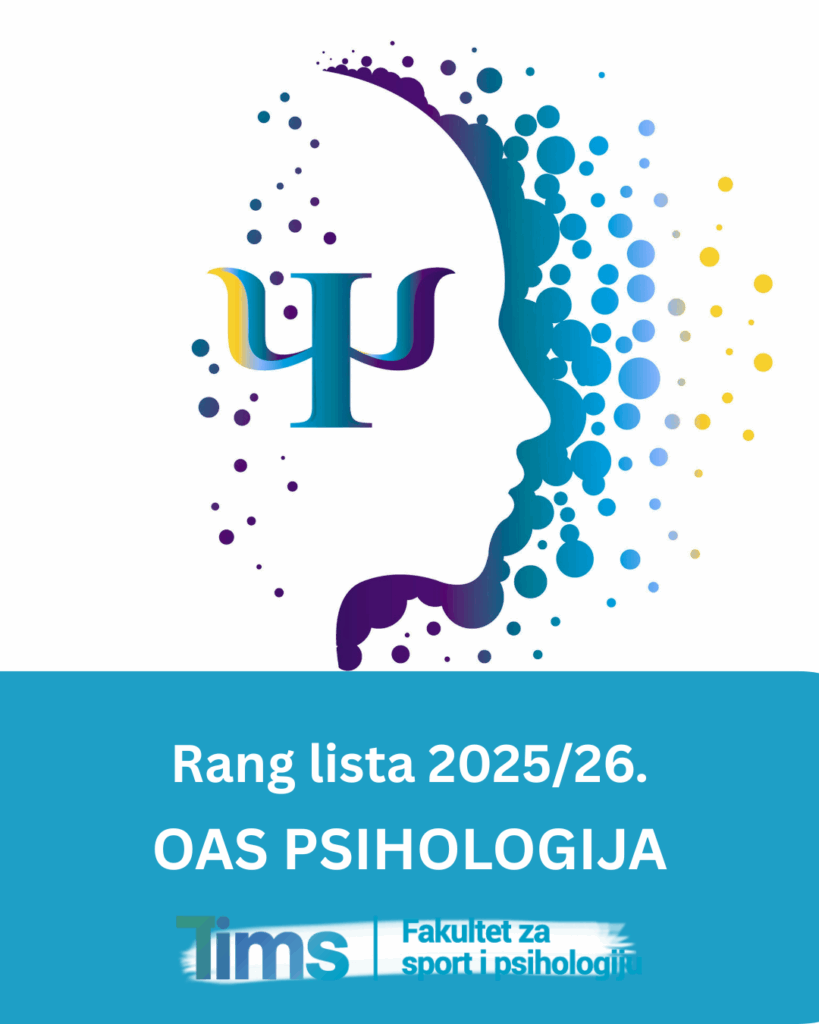 Rezultati prijemnog ispita za upis na OAS Psihologija