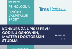 Konkurs za upis u školsku 2026/2027. godinu