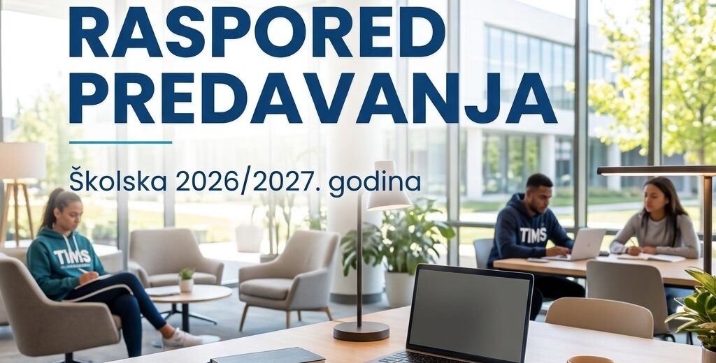 Raspored predavanja – zimski semestar 2026/27.